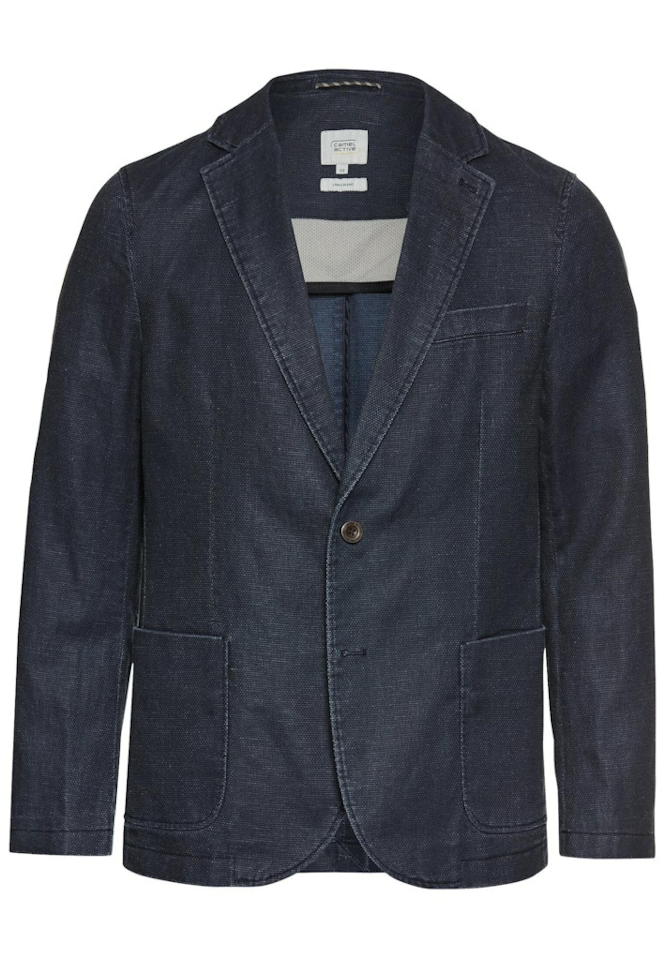 CAMEL ACTIVE Regular fit Colbert in Blauw: voorkant