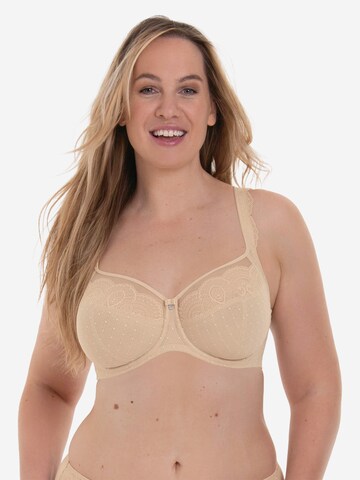 ROSA FAIA Minimiser Bra 'Selma' in Beige