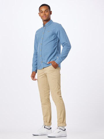 BLEND Regular fit Button Up Shirt in Blue