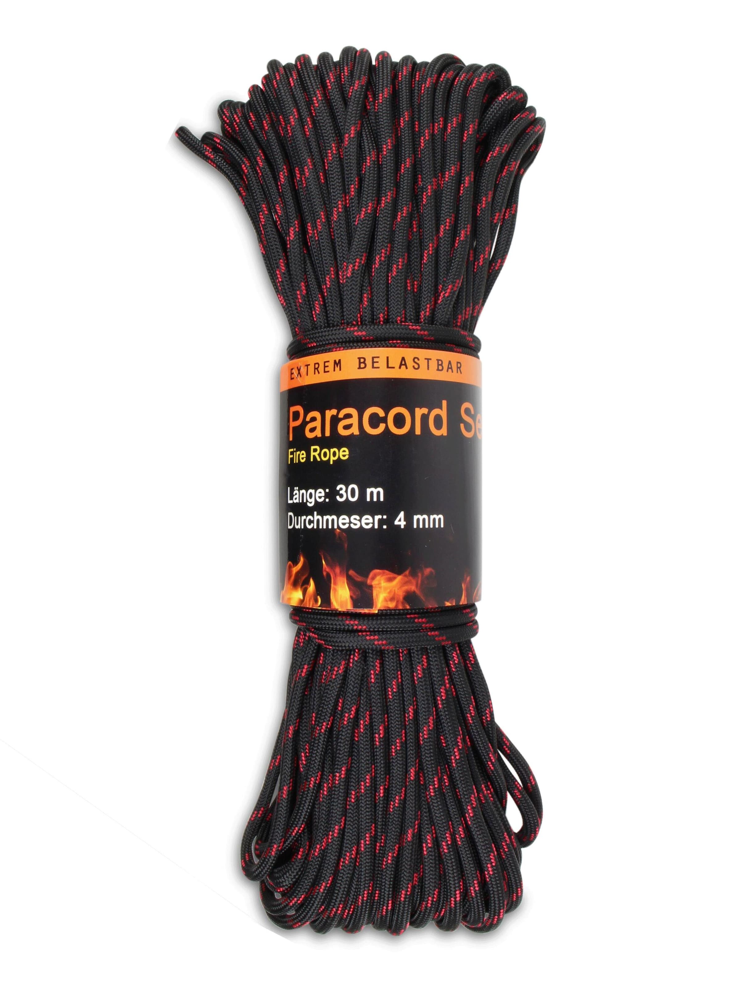 Cordes 'Fire Rope' normani en noir : devant