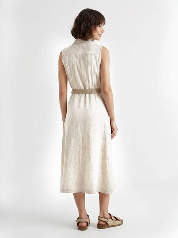MixRay - Vestidos camiseiros em branco