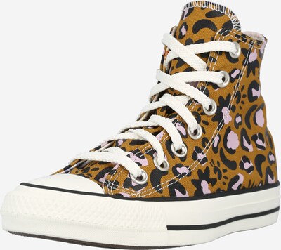 CONVERSE Visoke superge | karamel / roza / črna barva, Prikaz izdelka