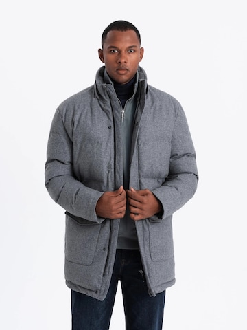 Ombre Winter jacket 'OM-JALJ-0201' in Grey