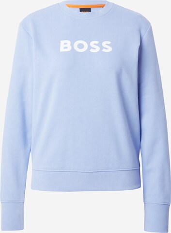 BOSS Sweatshirt 'Ela' in Blue: front
