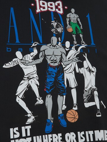 AND1 Sweatshirt 'Core Retro' i svart