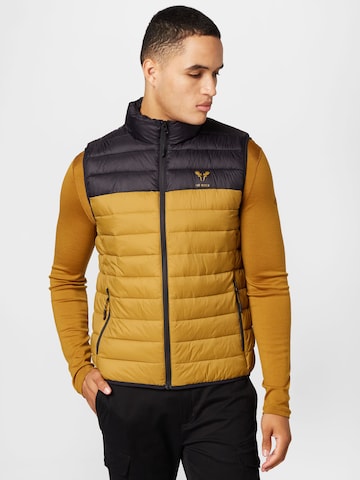 Fat Moose Bodywarmer 'Robert' in Bruin: voorkant