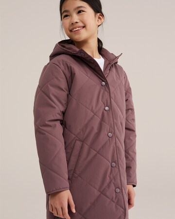 WE Fashion Coat in Purple: front