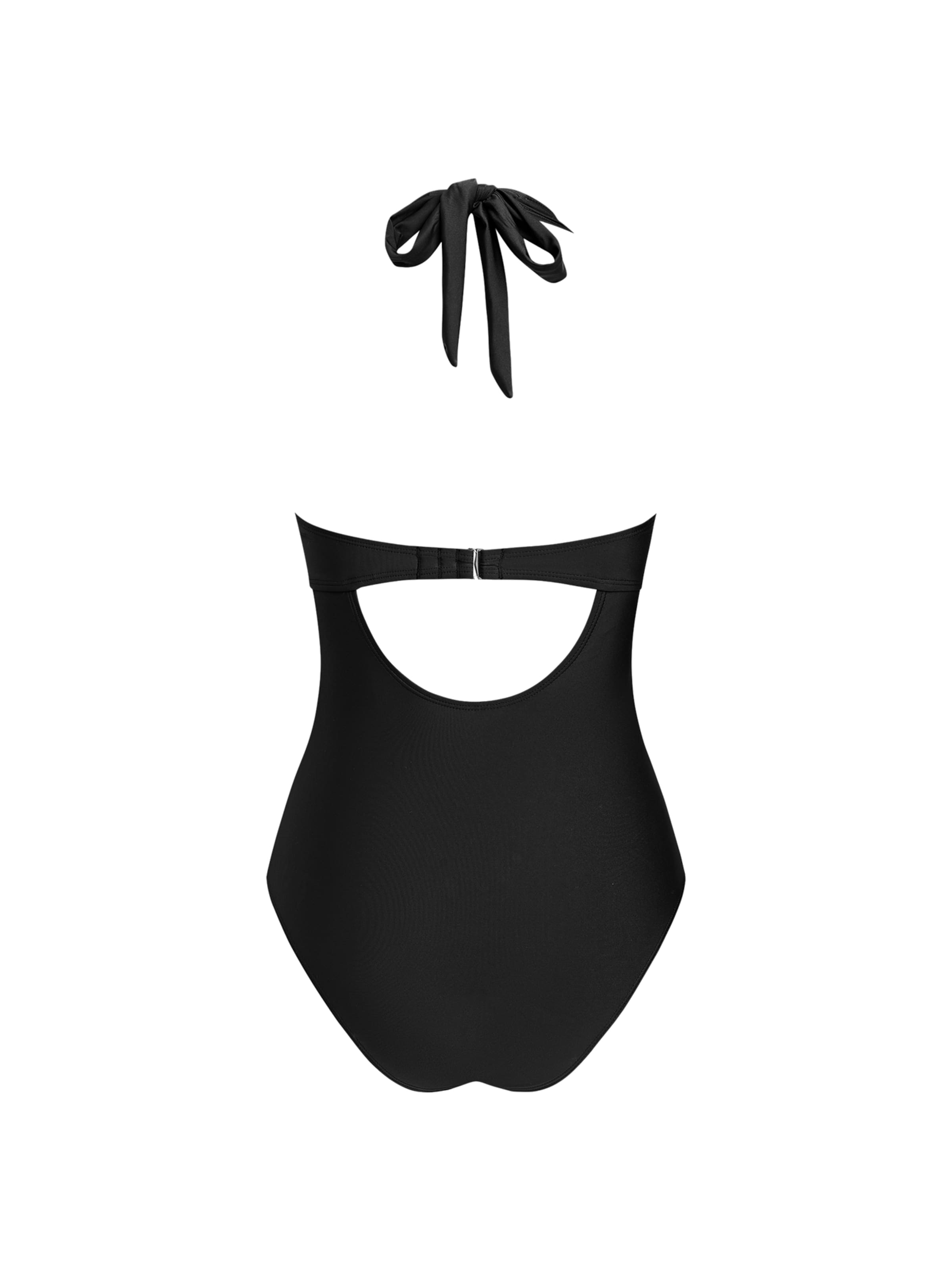 Cupshe Balconette Swimsuit in Black