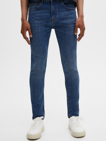 Pull&Bear Skinny Jeans in Blau