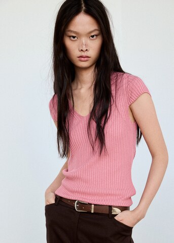 MANGO Sweater 'FRAMBU' in Pink