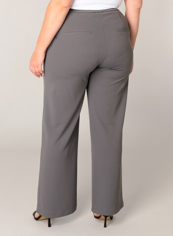 BASE LEVEL CURVY Loose fit Pants in Grey