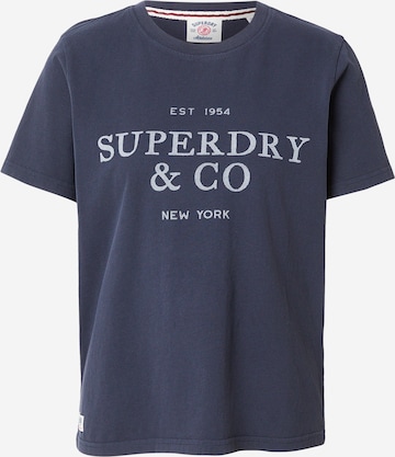 Superdry & CoMajica - plava boja: prednji dio