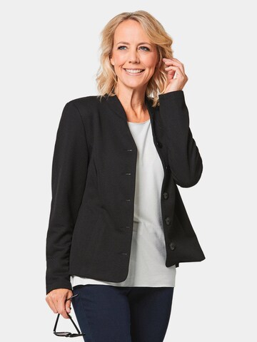 Goldner Blazer in Schwarz