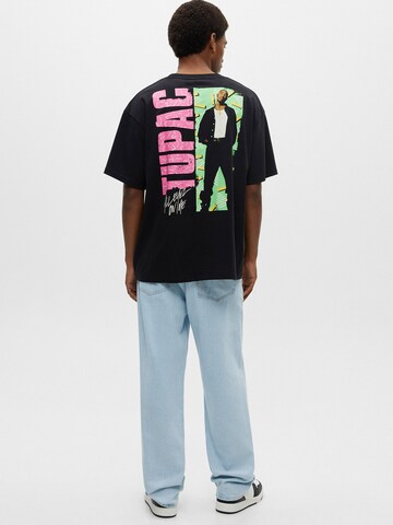 Pull&Bear Tričko – černá