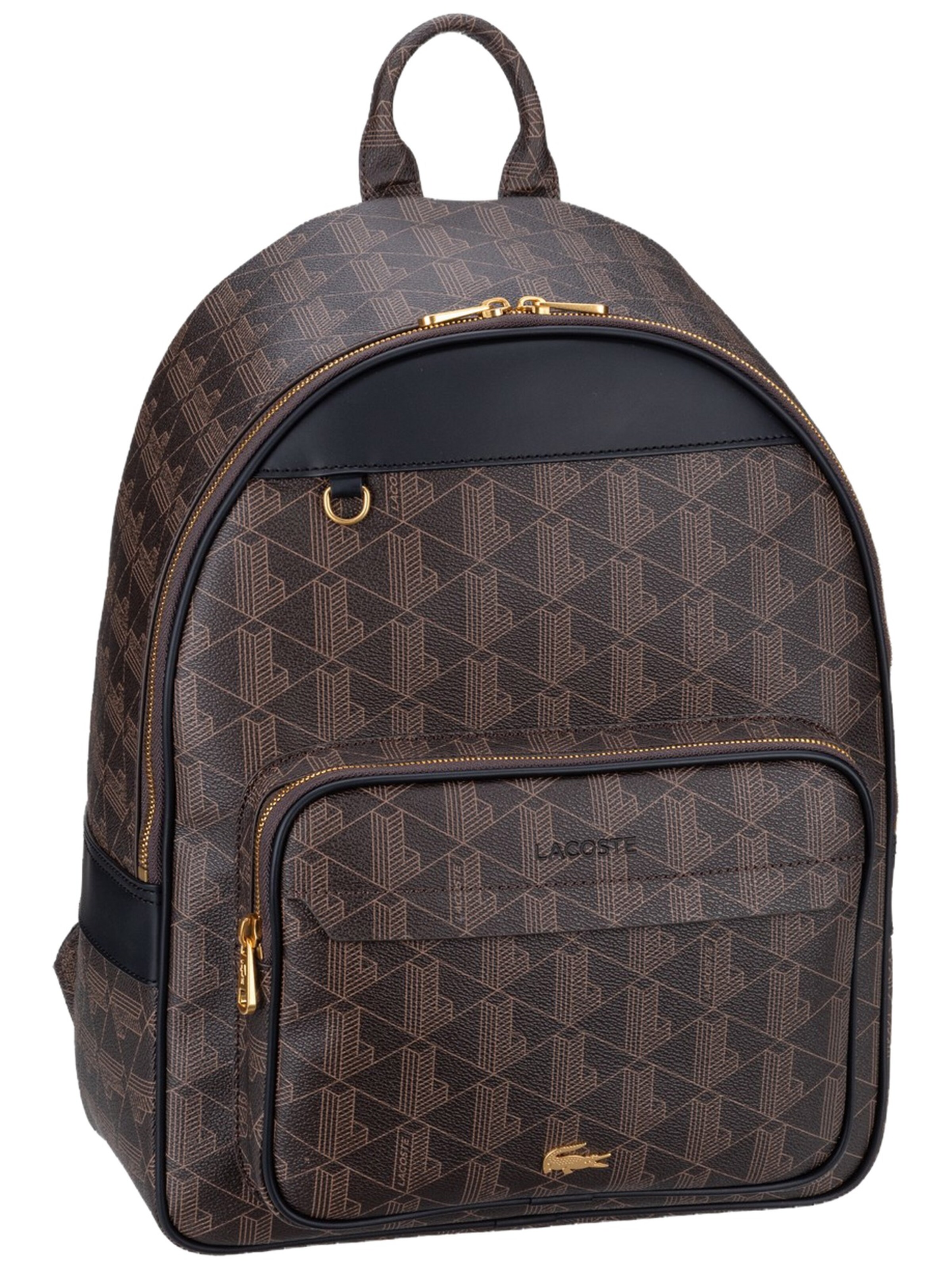 LACOSTE Rucksack in Braun: Vorderseite
