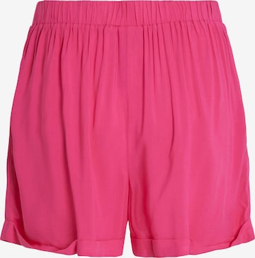 VILA Regular Pants 'PAYA' in Pink