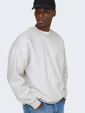 Only & Sons Sweatshirt 'ONSCeres' in Grau