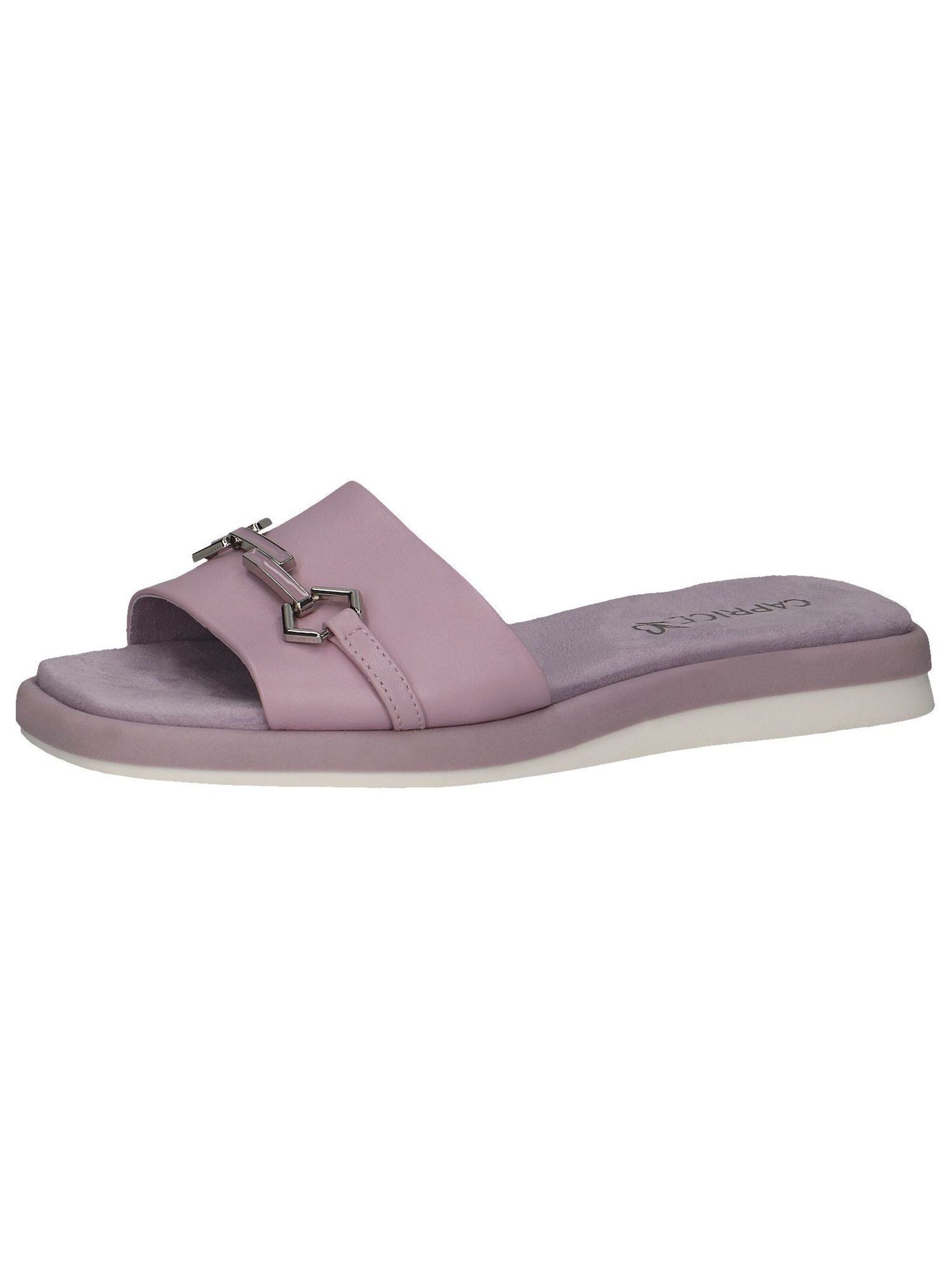 CAPRICE Mules in Purple: front