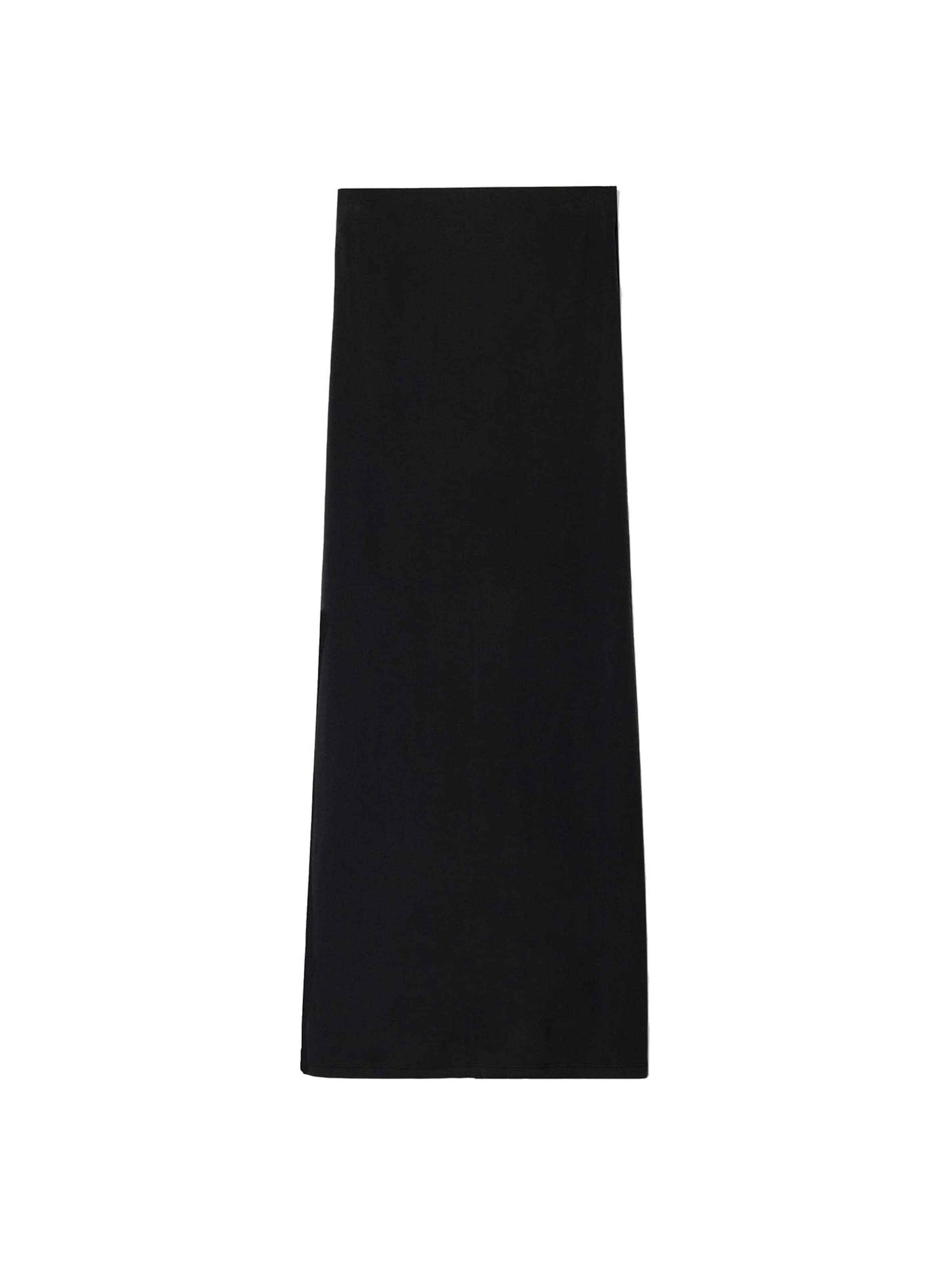 Bershka Rock in Schwarz: Vorderseite