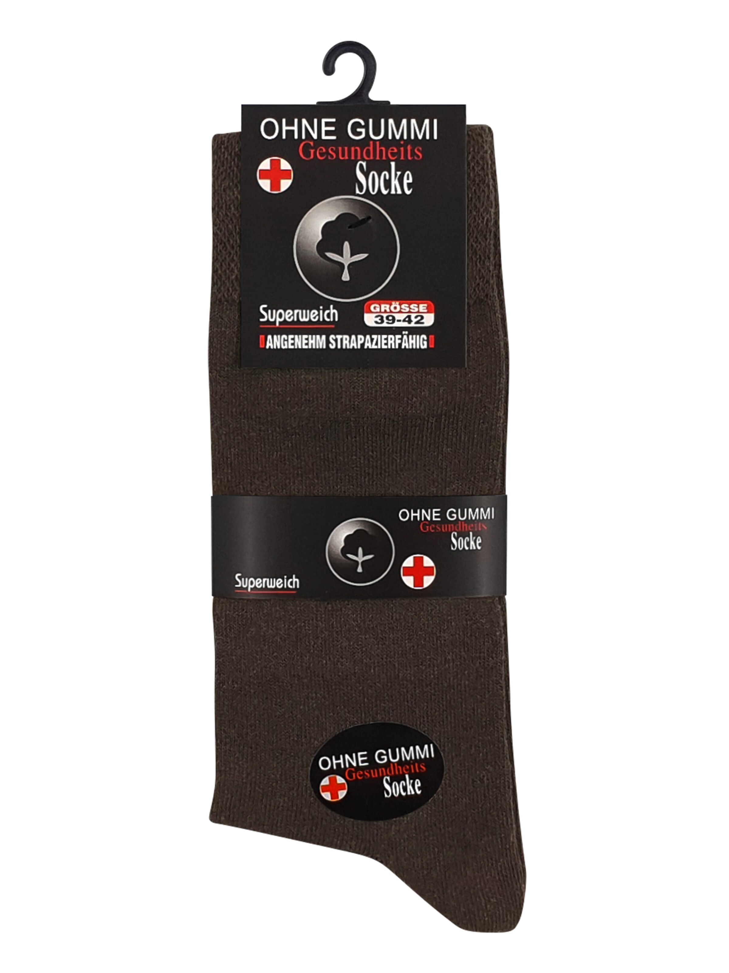 Cotton Prime Socks 'Comfort' in Beige