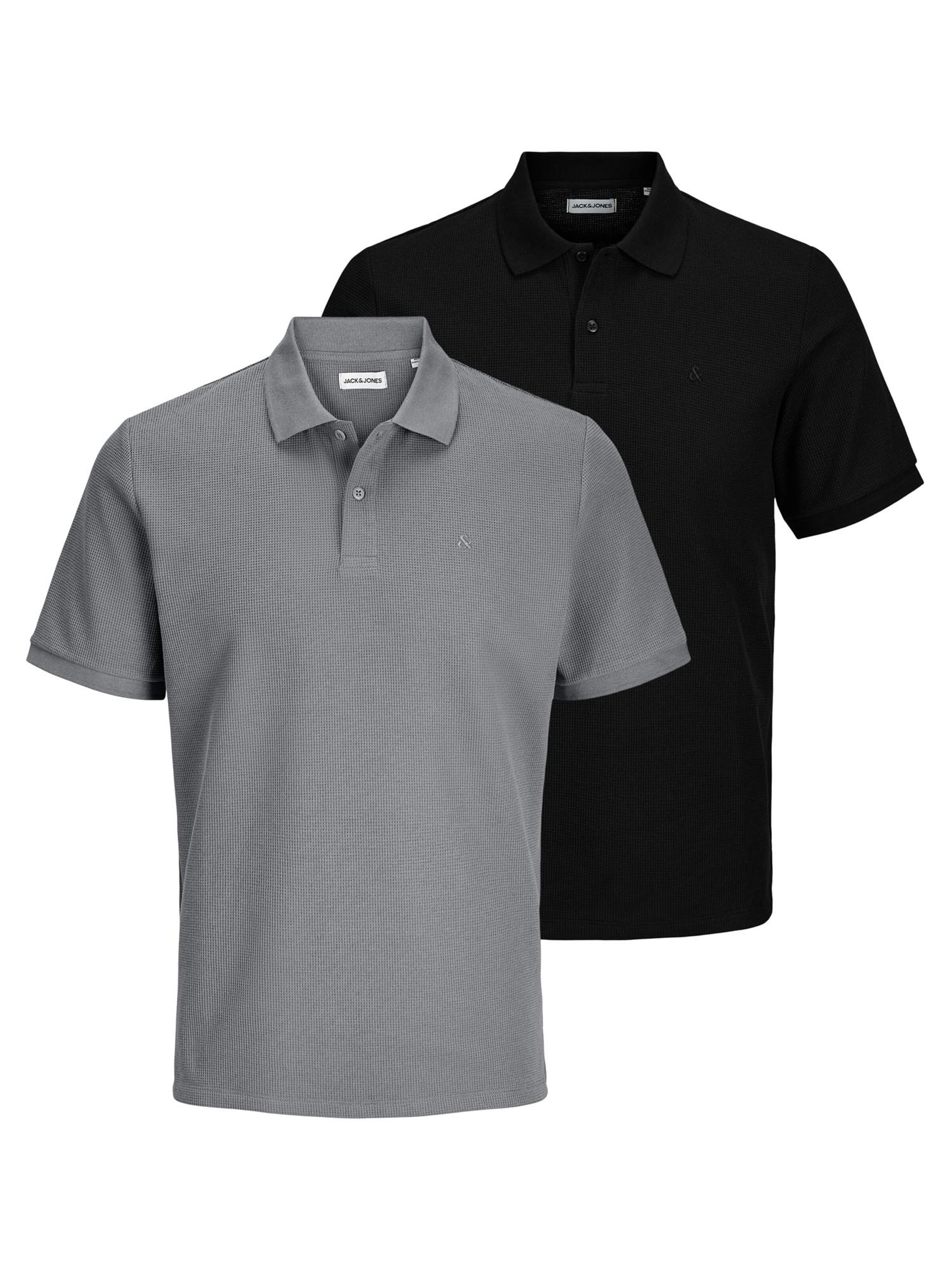 JACK & JONES Shirt 'Austin'‌‌‌ in schwarzmeliert, Produktansicht