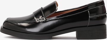 Kazar Studio Moccasins in Black: front