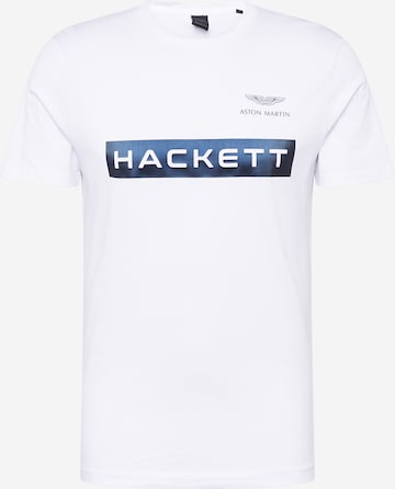 Hackett London Μπλουζάκι σε λευκό: μπροστά