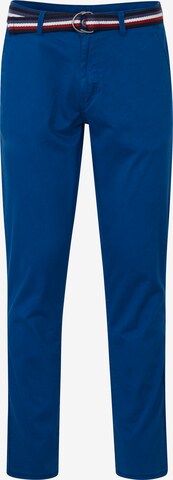 FQ1924 Regular Chino 'Ryan' in Blauw: voorkant