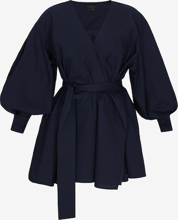 DreiMaster Klassik Jurk in Blauw: voorkant