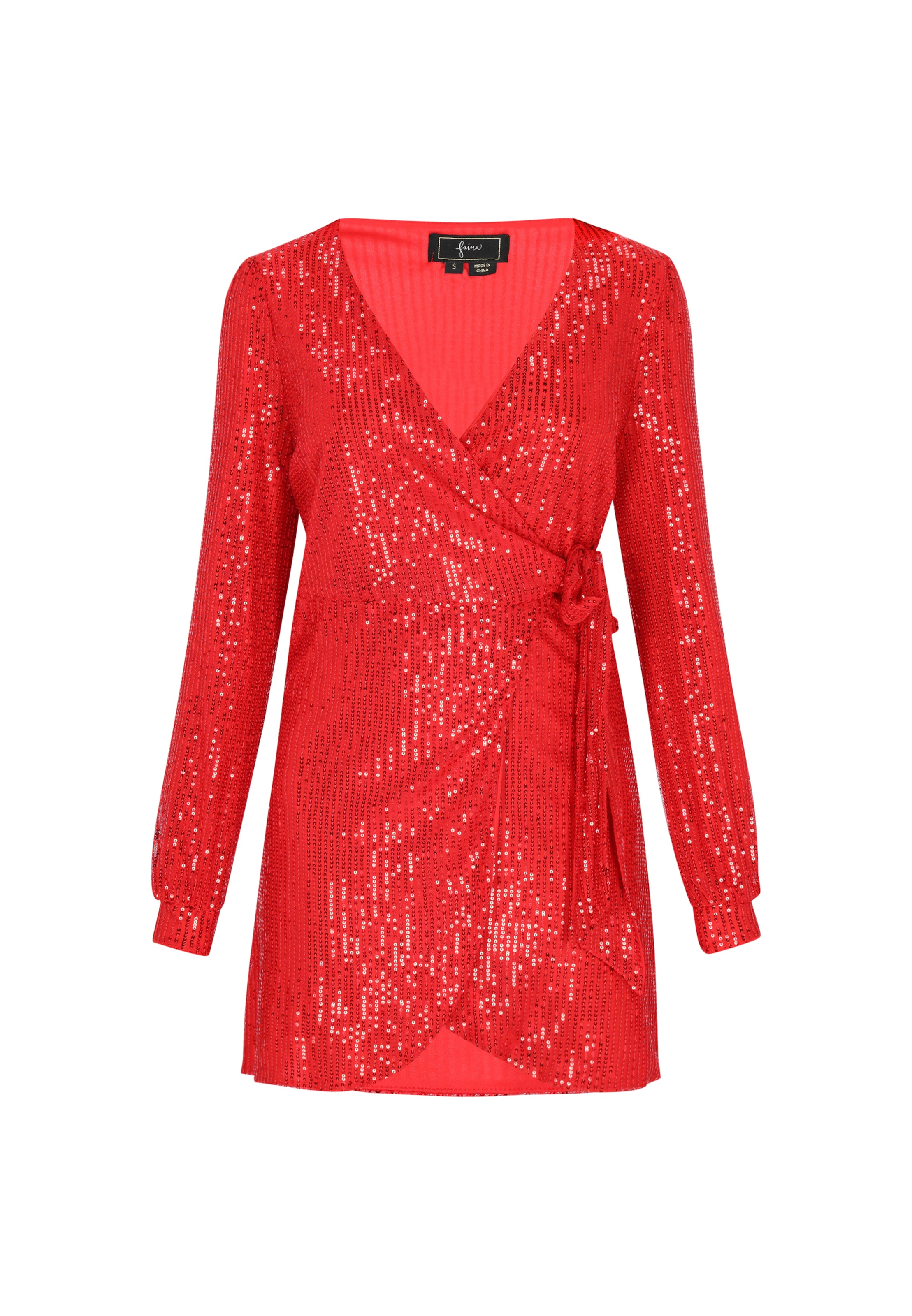 faina Коктейльное платье в Красный: спереди