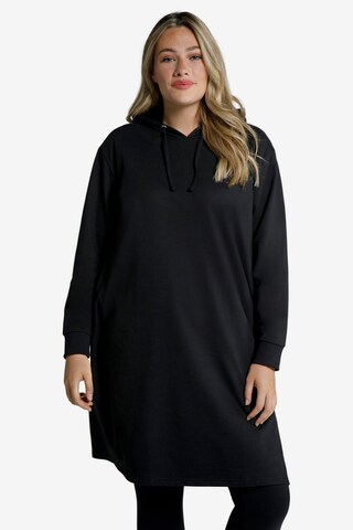 Ulla Popken Dress in Black: front