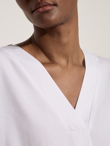 Chemisier ' ' Apricot en blanc