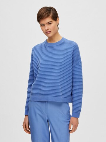 SELECTED FEMME Pullover 'Laurina' in Blau: predná strana