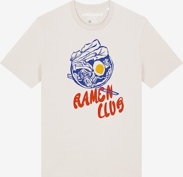 Watapparel T-Shirt 'Ramen Club' in Weiß: Vorderseite