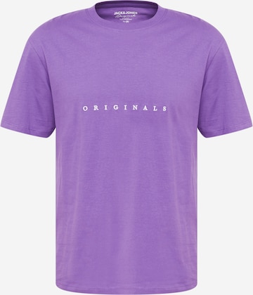 JACK & JONES Koszulka 'Copenhagen' w kolorze fioletowy: przód