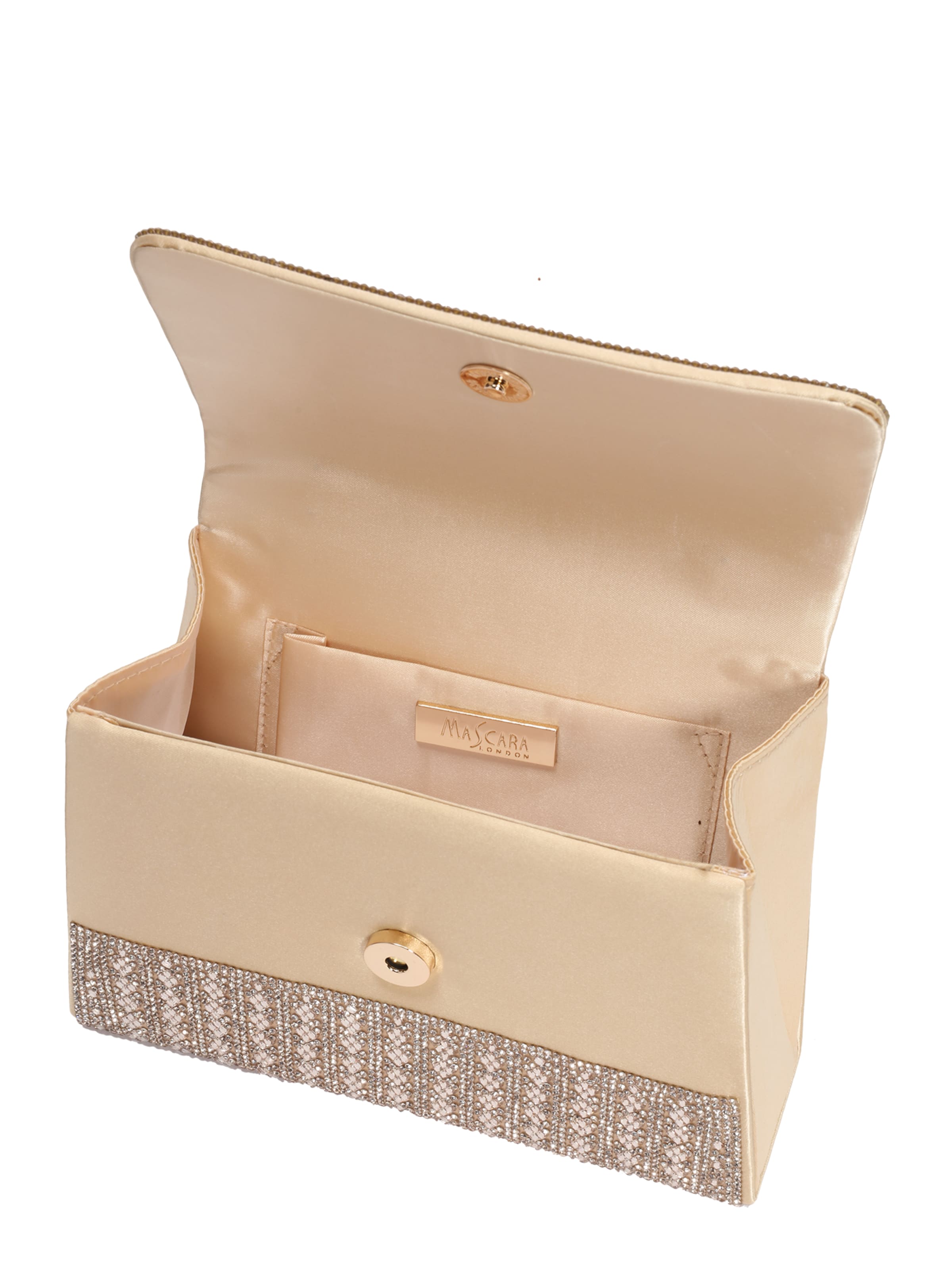 mascara Handbag in Gold