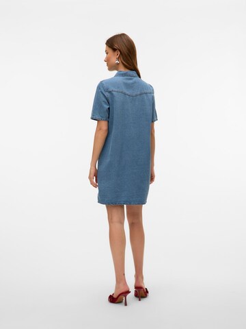 VERO MODA Shirt dress 'AUSTIN' in Blue