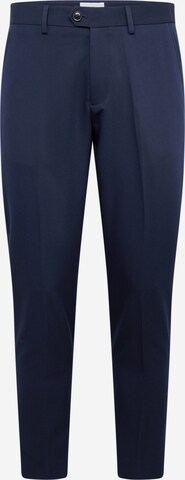 regular Pantaloni con piega frontale di Lindbergh in blu: frontale