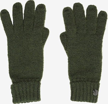 TAMARIS Full Finger Gloves in Green: front