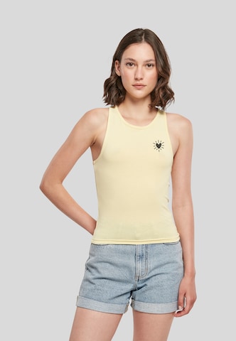 Urban Classics Top 'Radiant Heart' in Gelb: Vorderseite