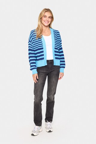 SAINT TROPEZ Strickjacke 'Ibenmei' in Blau