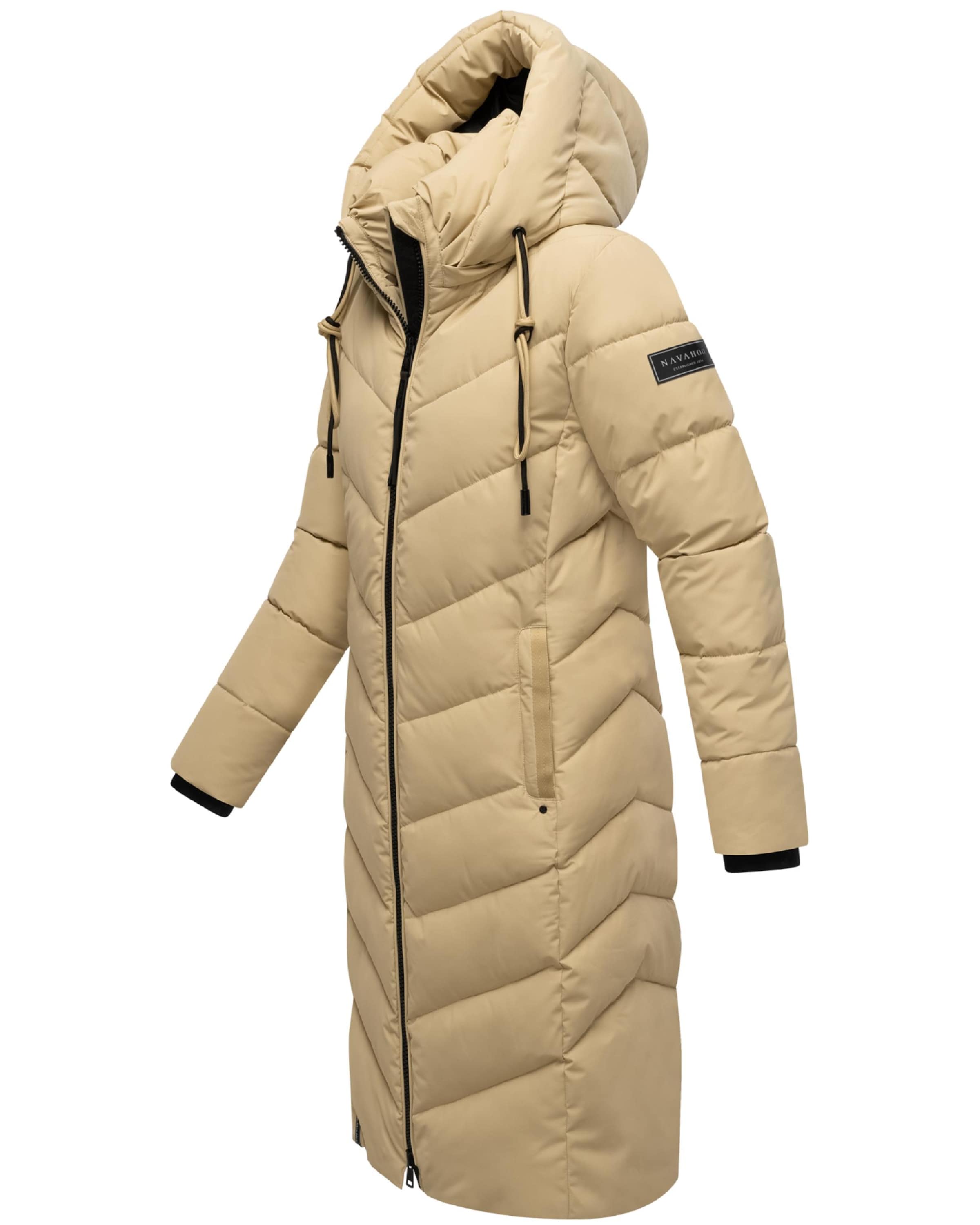 NAVAHOO Χειμερινό παλτό 'Sahnekatzii XIV' σε μπεζ