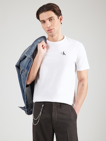 Calvin Klein Jeans Tričko - Biela: predná strana