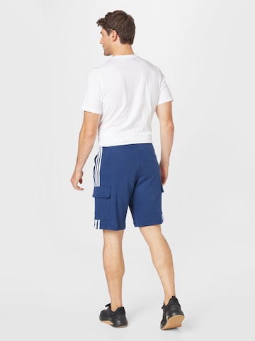 Loosefit Pantalon cargo 'Adicolor Classics 3-Stripes ' ADIDAS ORIGINALS en bleu