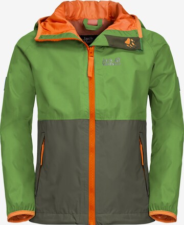 JACK WOLFSKIN Outdoorjas 'Rainy Days' in Groen