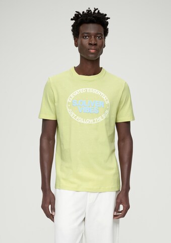 T-Shirt s.Oliver en vert : devant