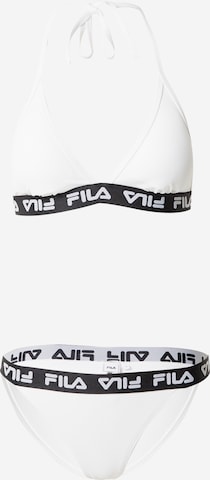 Bikini sportivo 'SPLIT' di FILA in bianco: frontale