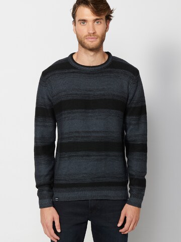 KOROSHI - Pullover em azul: frente