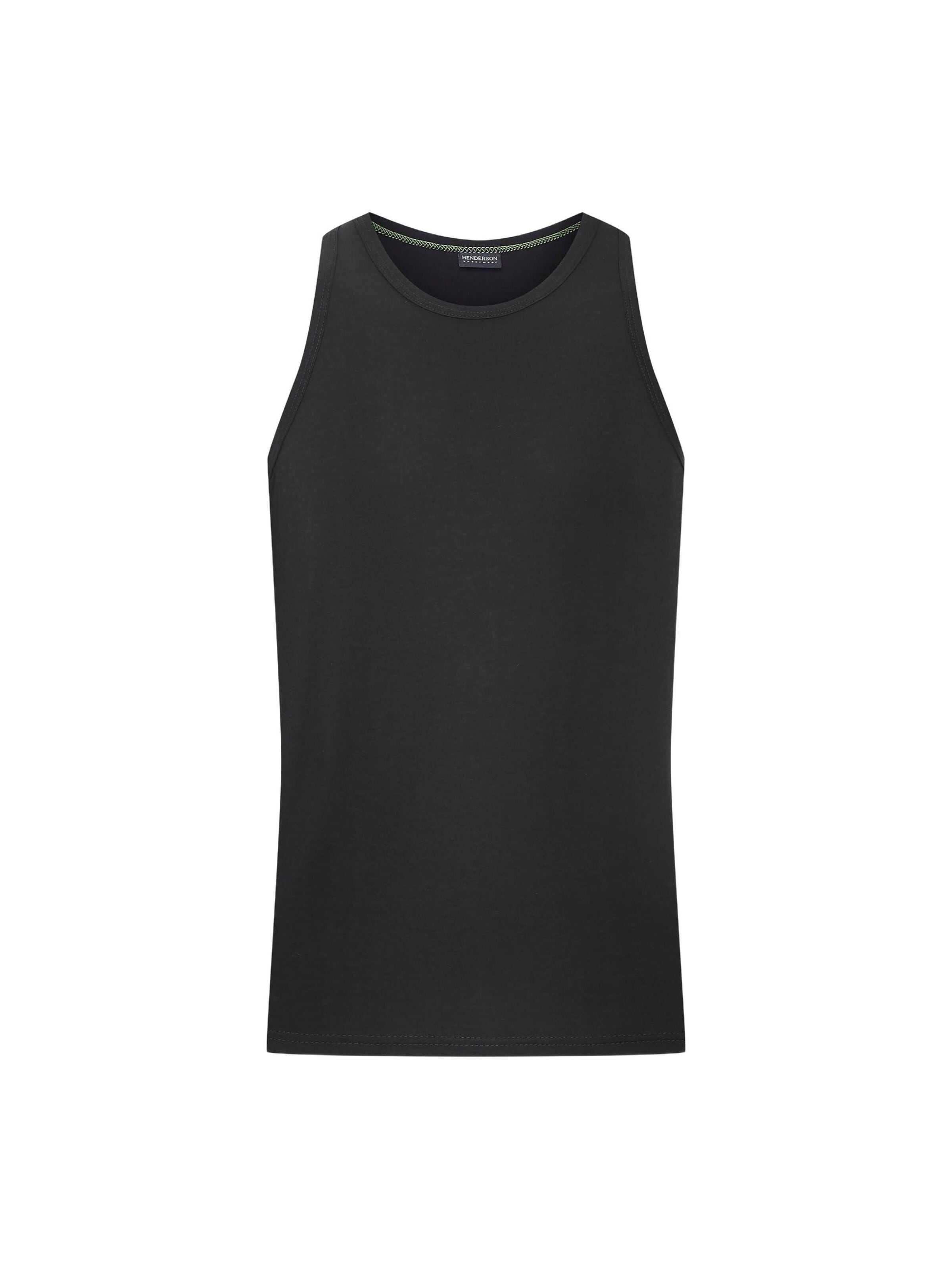 Henderson Shirt in Zwart: voorkant