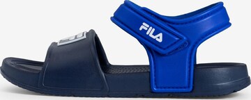 FILA Huisschoenen 'FILA FIORI CB sandal kids' in Blauw: voorkant